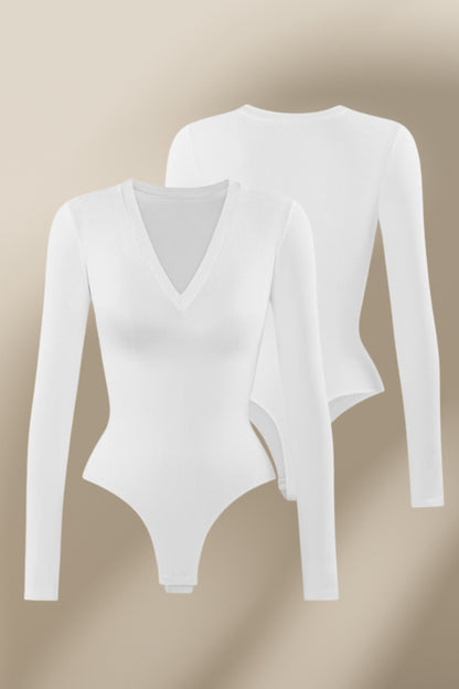 GIGI V-NECK LONG SLEEVE BODY