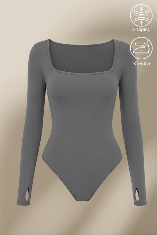SQUARE NECK LONG SLEEVE BODY