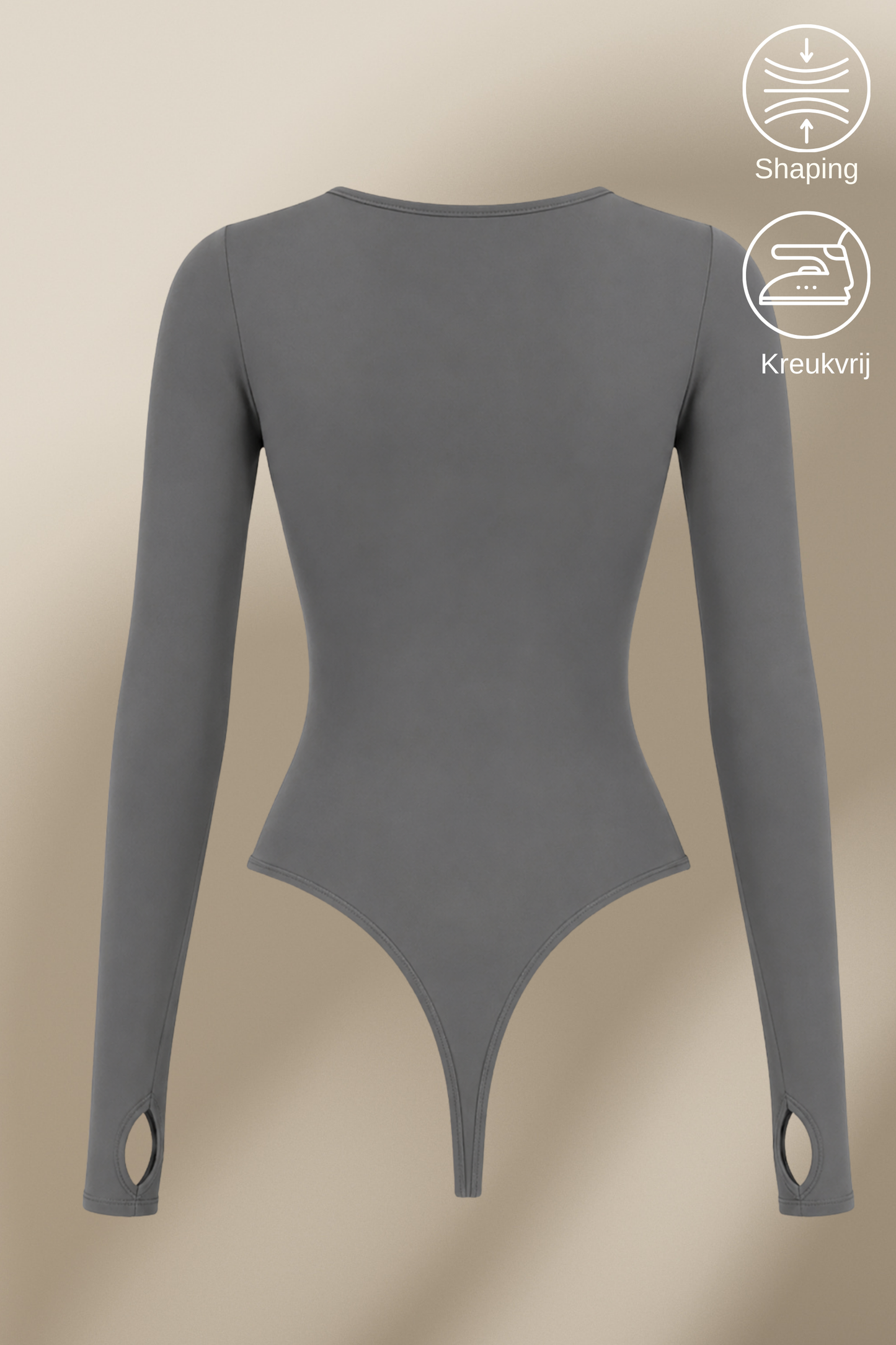 SQUARE NECK LONG SLEEVE BODY