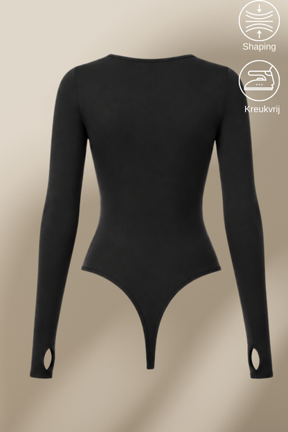 SQUARE NECK LONG SLEEVE BODY