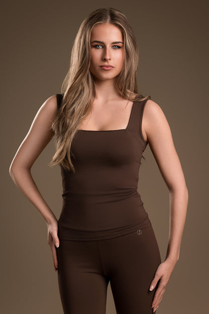 LULU - PADDED SQUARE NECK TOP